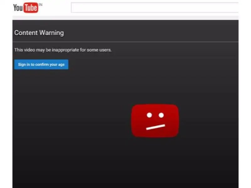 Watch agerestricted video without logging in