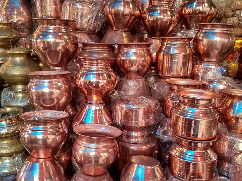 Copper Vessel Vases Home Décor