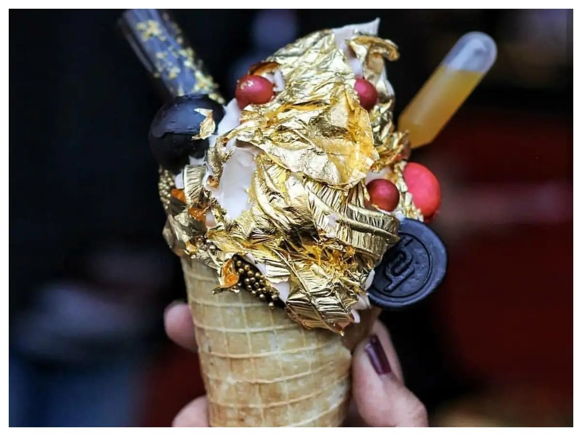 This 24carat goldplated ice cream is all you need to cheer up