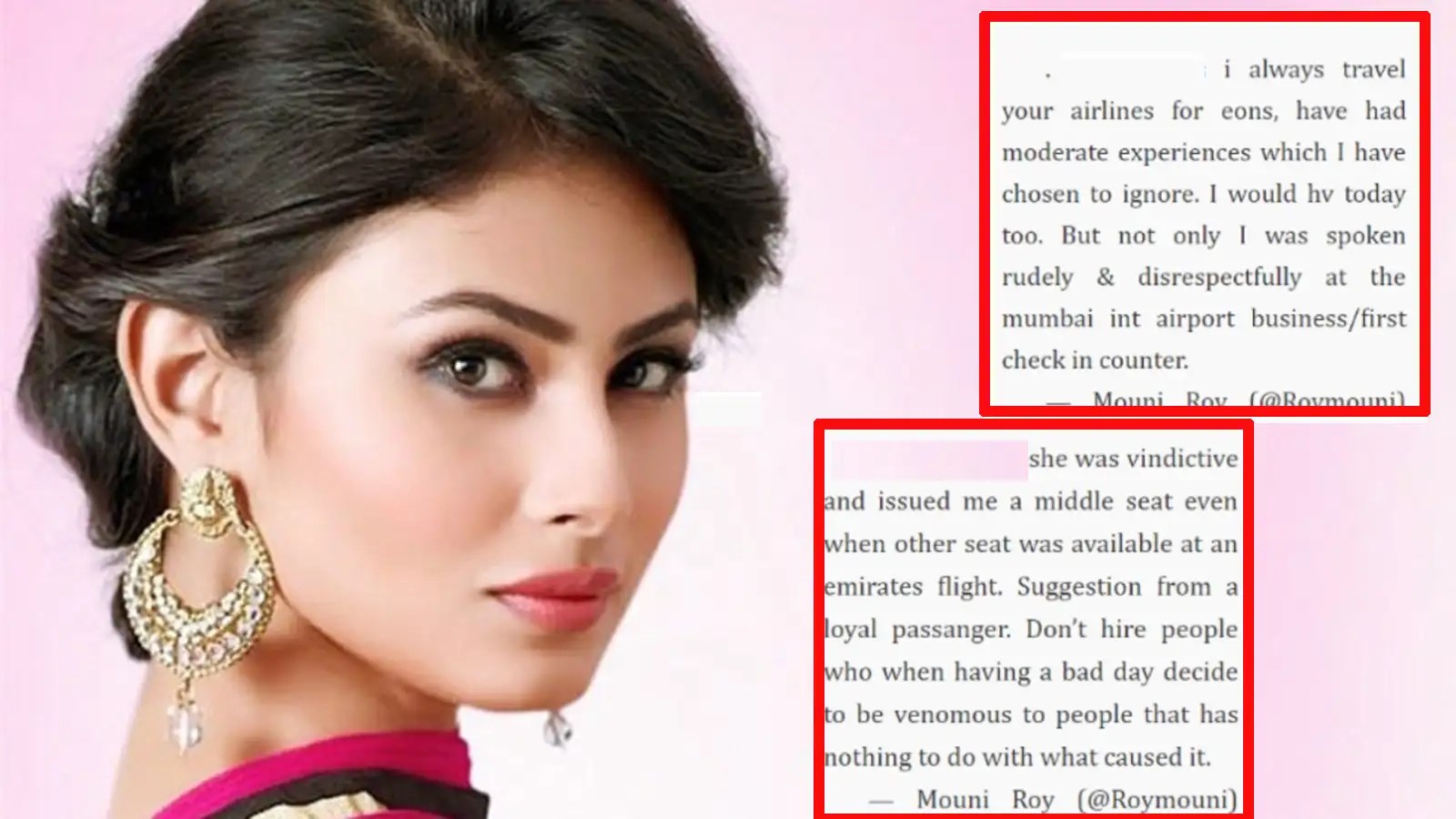 Mouni Roy gets angry over airline employee’s rude behaviour
