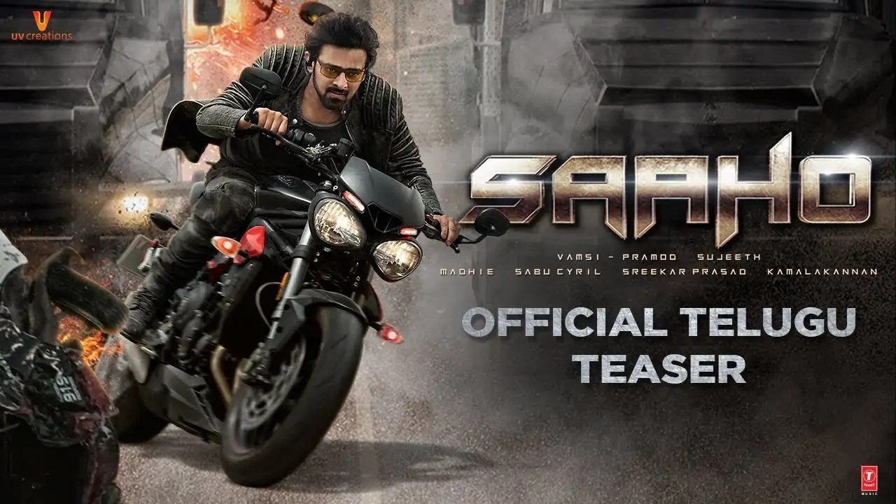 Saaho teaser Telugu Prabhas and Shraddha Kapoor's 'Saaho' teaser