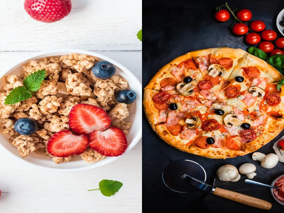 Is pizza a healthier breakfast than cereal?