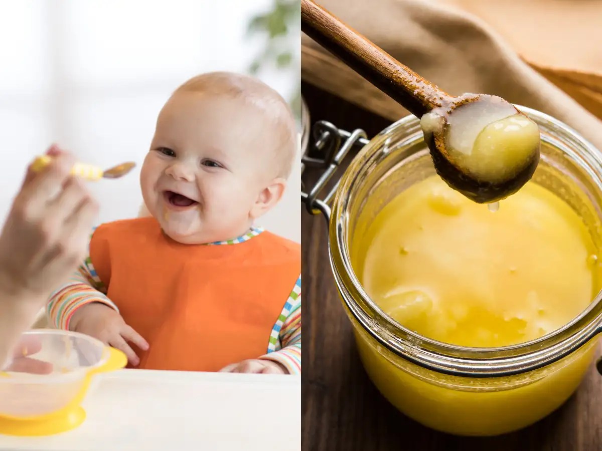 How much ghee should you give your child