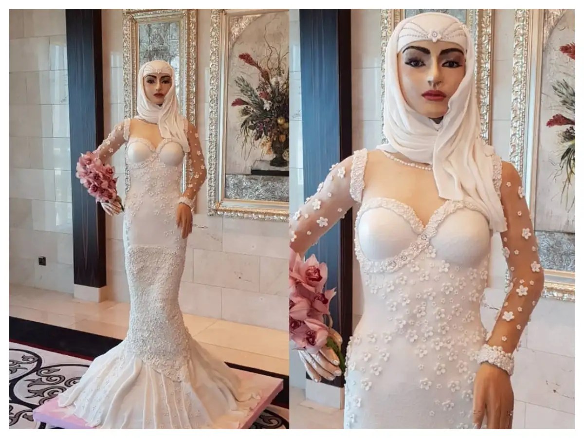 This is one of the world’s most expensive wedding cakes and we are