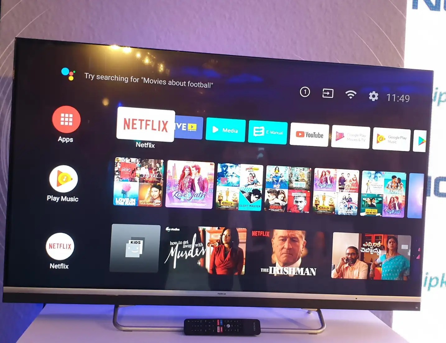 Flipkart launches 55inch 4K Android smart TV with Nokia branding at Rs 41,999 Latest News
