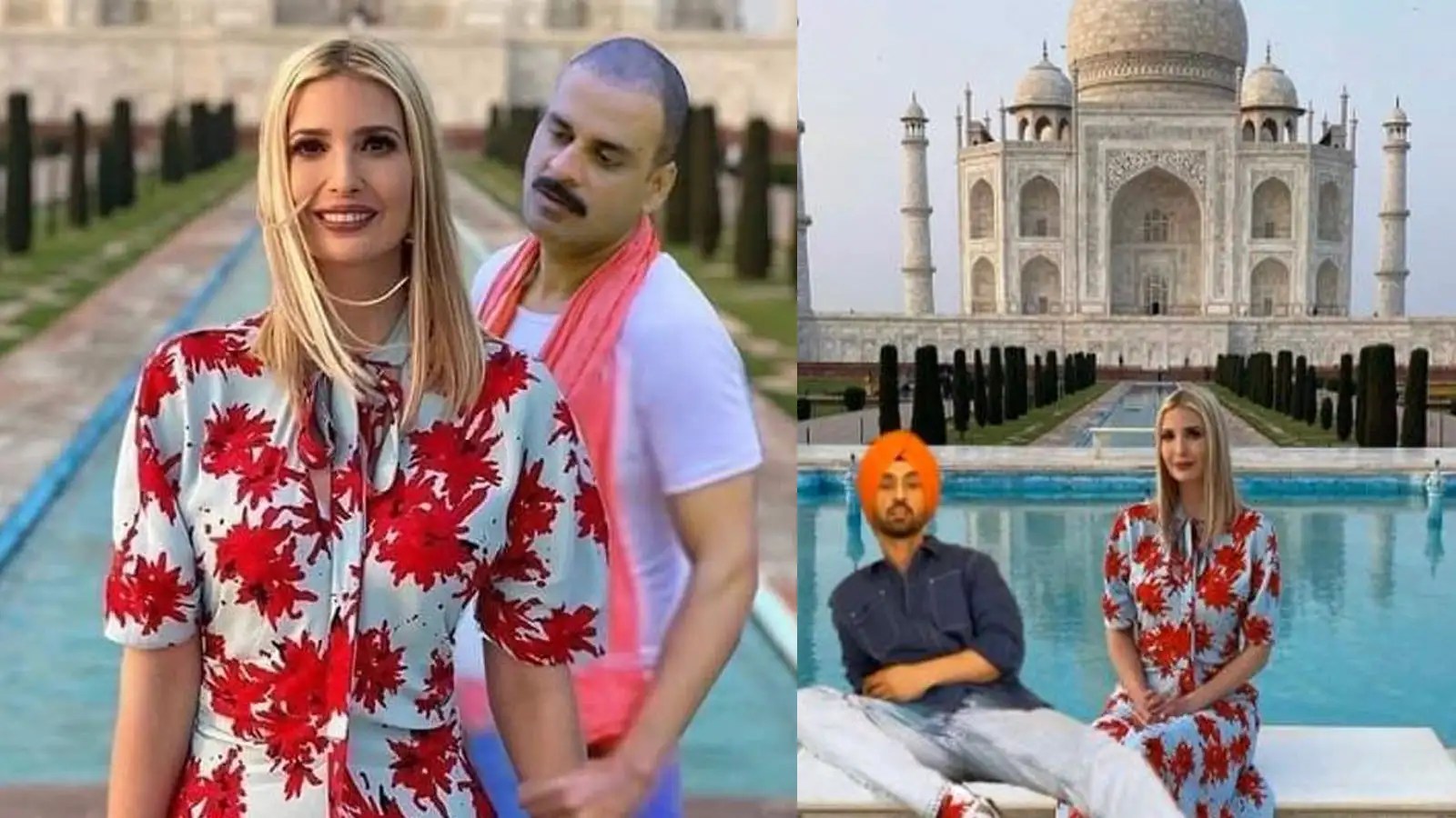 Ivanka Trump shares a meme featuring Manoj Bajpayee and her at Taj