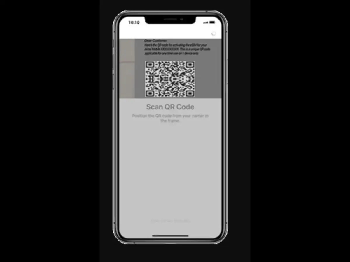 Fraudster then activates eSIM on his handset by scanning received QR code Gadgets Now