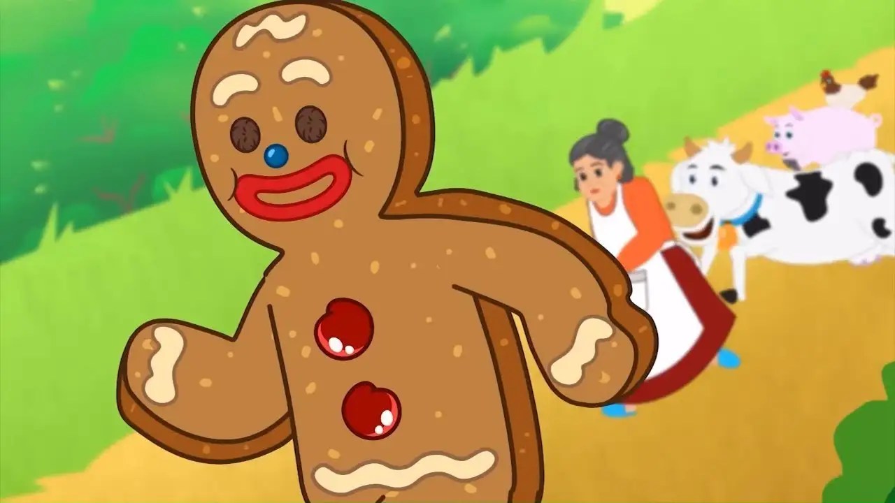 Watch Popular Children English Story 'The Gingerbread Man' for Kids