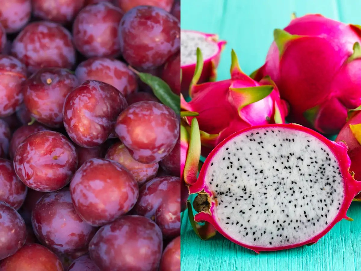Purple coloured fruits and vegetables that are ideal for boosting