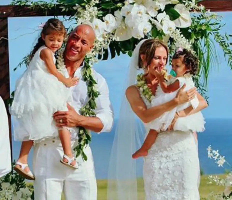 View Dwayne Johnson Wife And Kids PNG All in Here