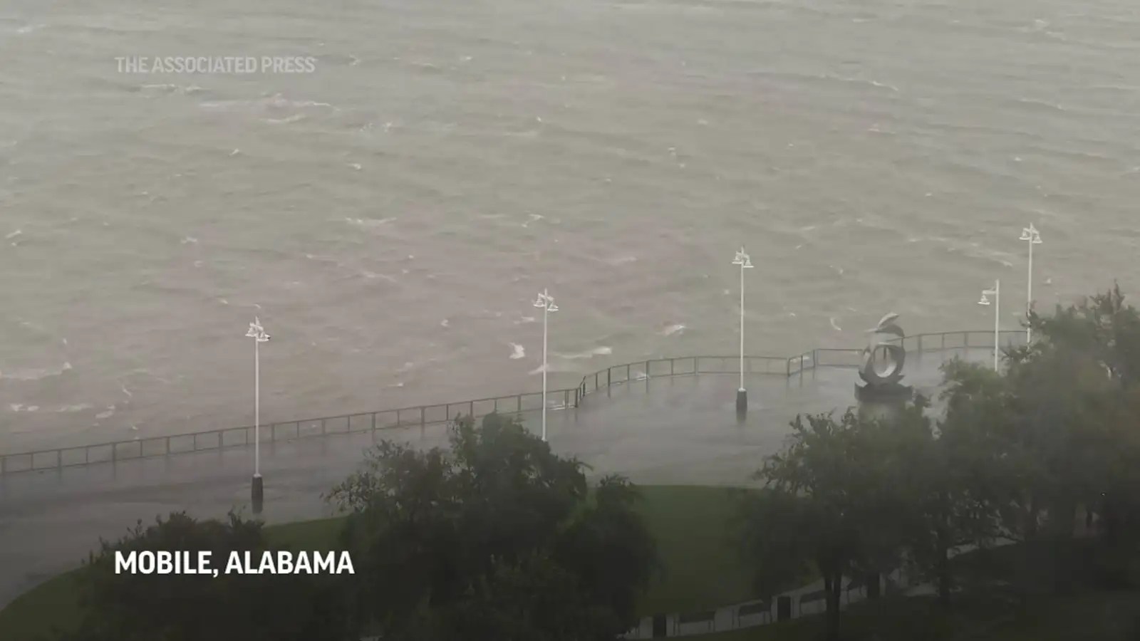 Hurricane Sally blasts ashore in Alabama with rain