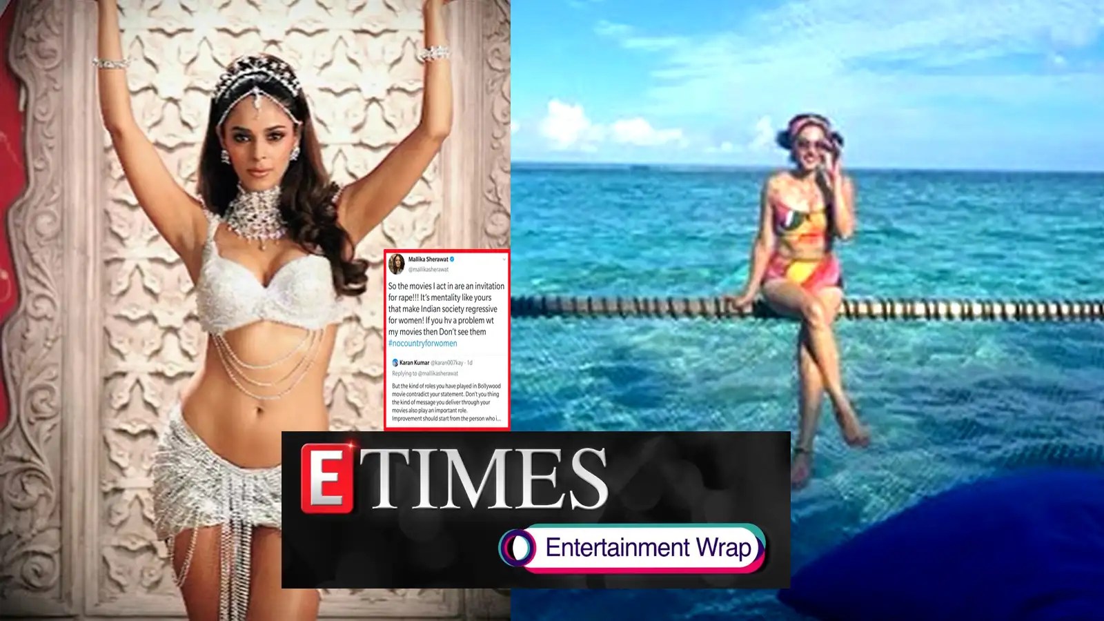 Mallika Sherawat lambasts Twitter user for blaming her films for rising