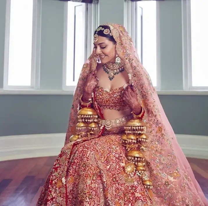 Kajal Aggarwal shows off her beautiful wedding lehenga in