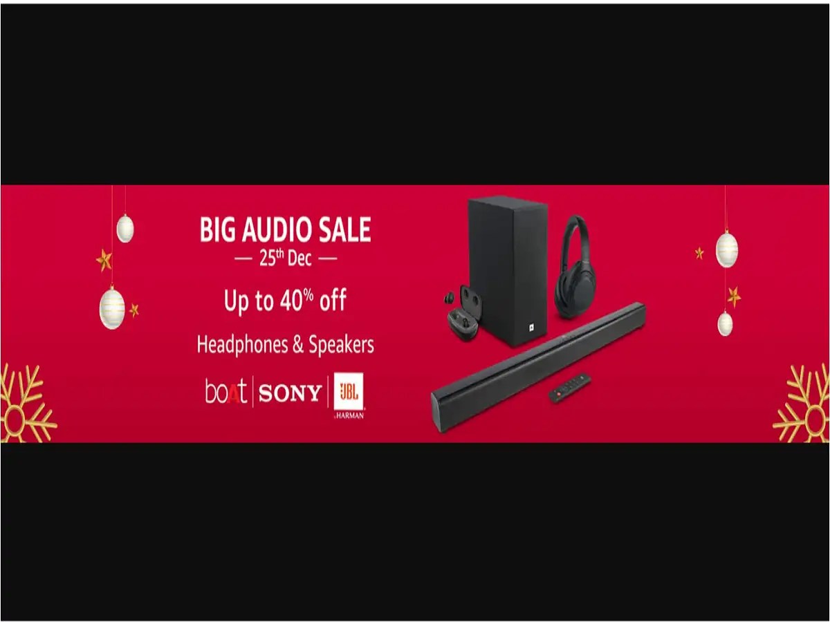 Amazon Sale Offers Today Up to 40 off on headphones, speakers