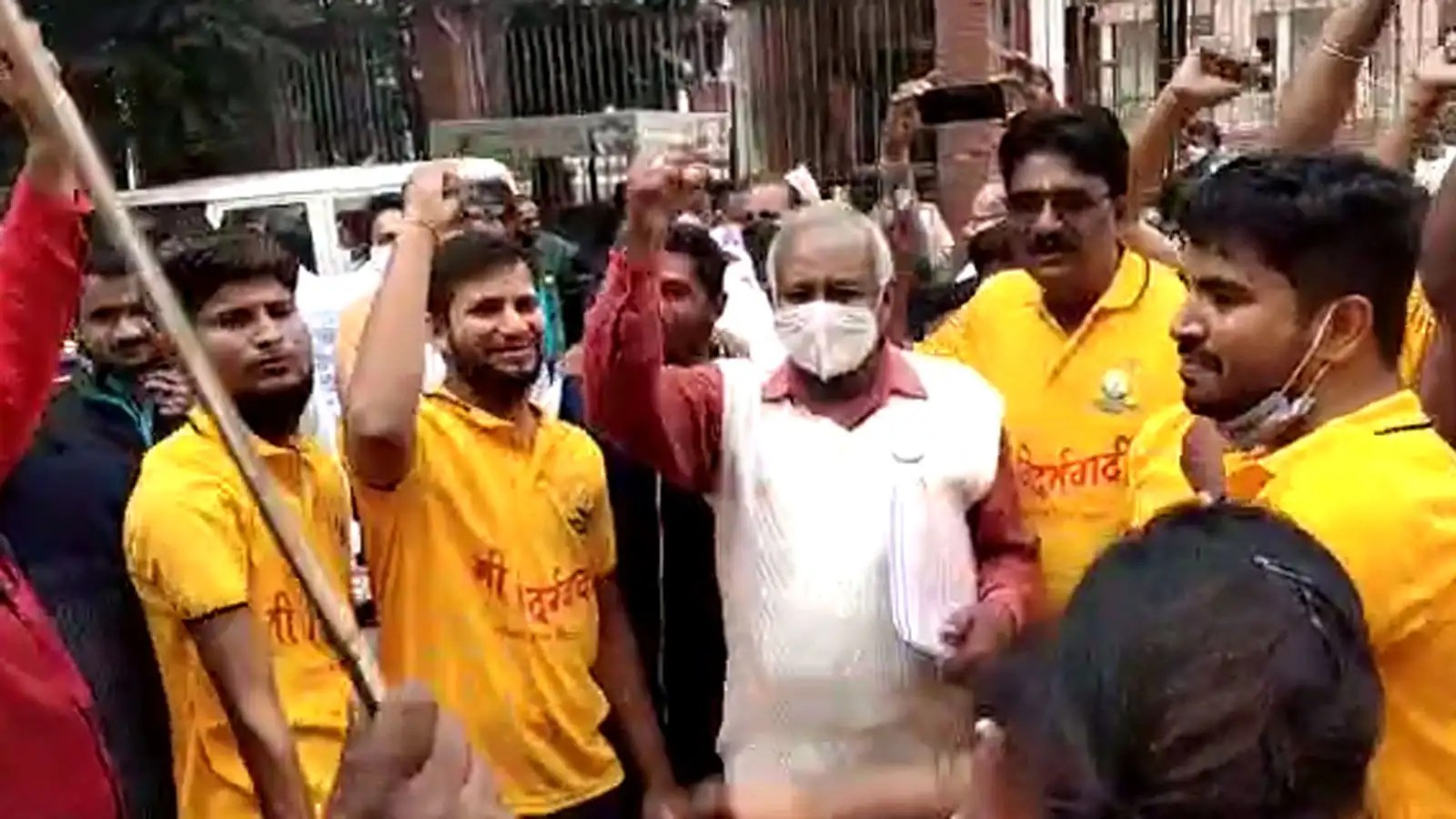 Nagpur VRAS activists stage protest against govt, demand waiver in