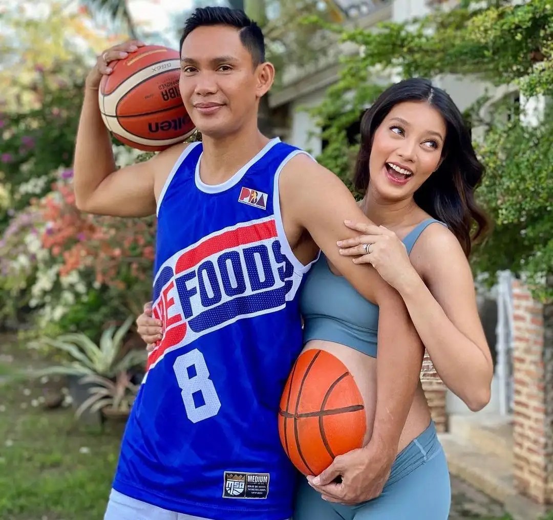 Former Beauty queen shares basketballthemed maternity shoot pictures