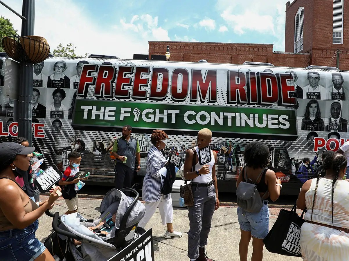 In pics Freedom ride activities across US The Times of India