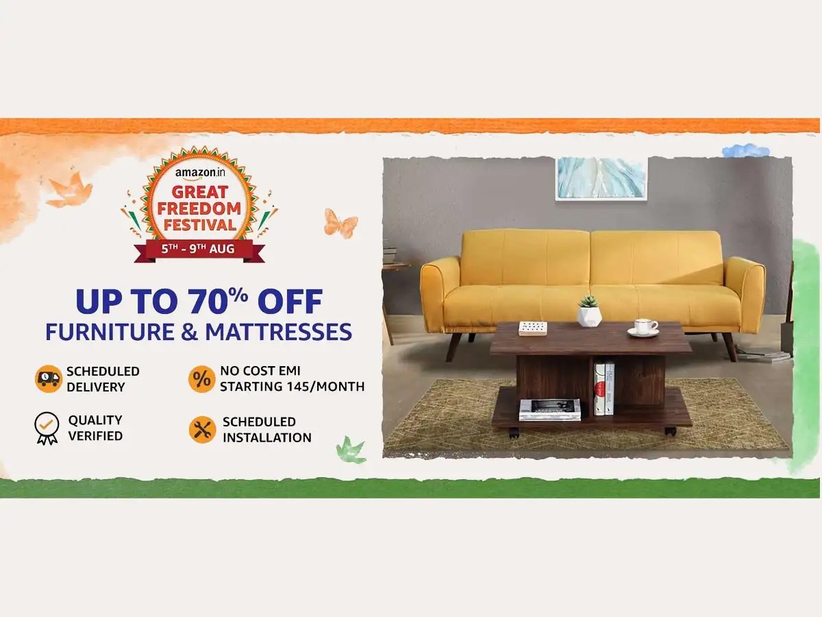 Amazon Freedom Sale on Furniture Top deals on Sheesham wood beds