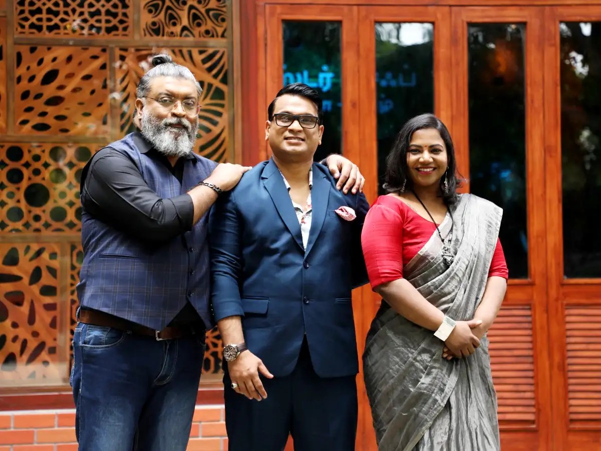 MasterChef Tamil judges Aarthi Sampath, Harish Rao and Koushik are