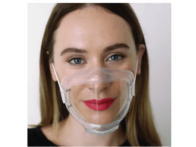 Here's the nearly invisible CeeMee Transparent Face Mask you've been