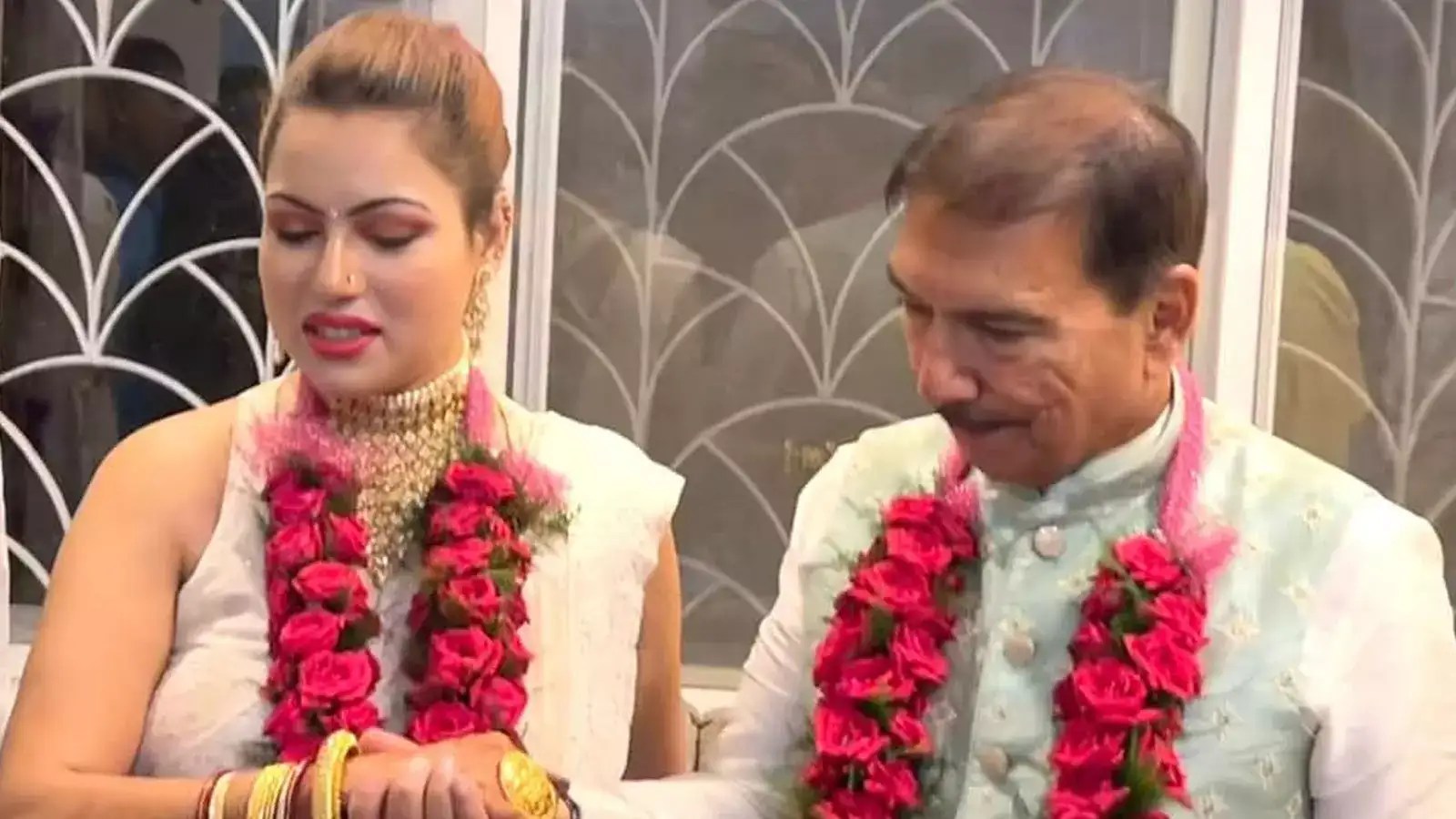 Pics of former Indian cricketer Arun LalBulbul Saha's wedding
