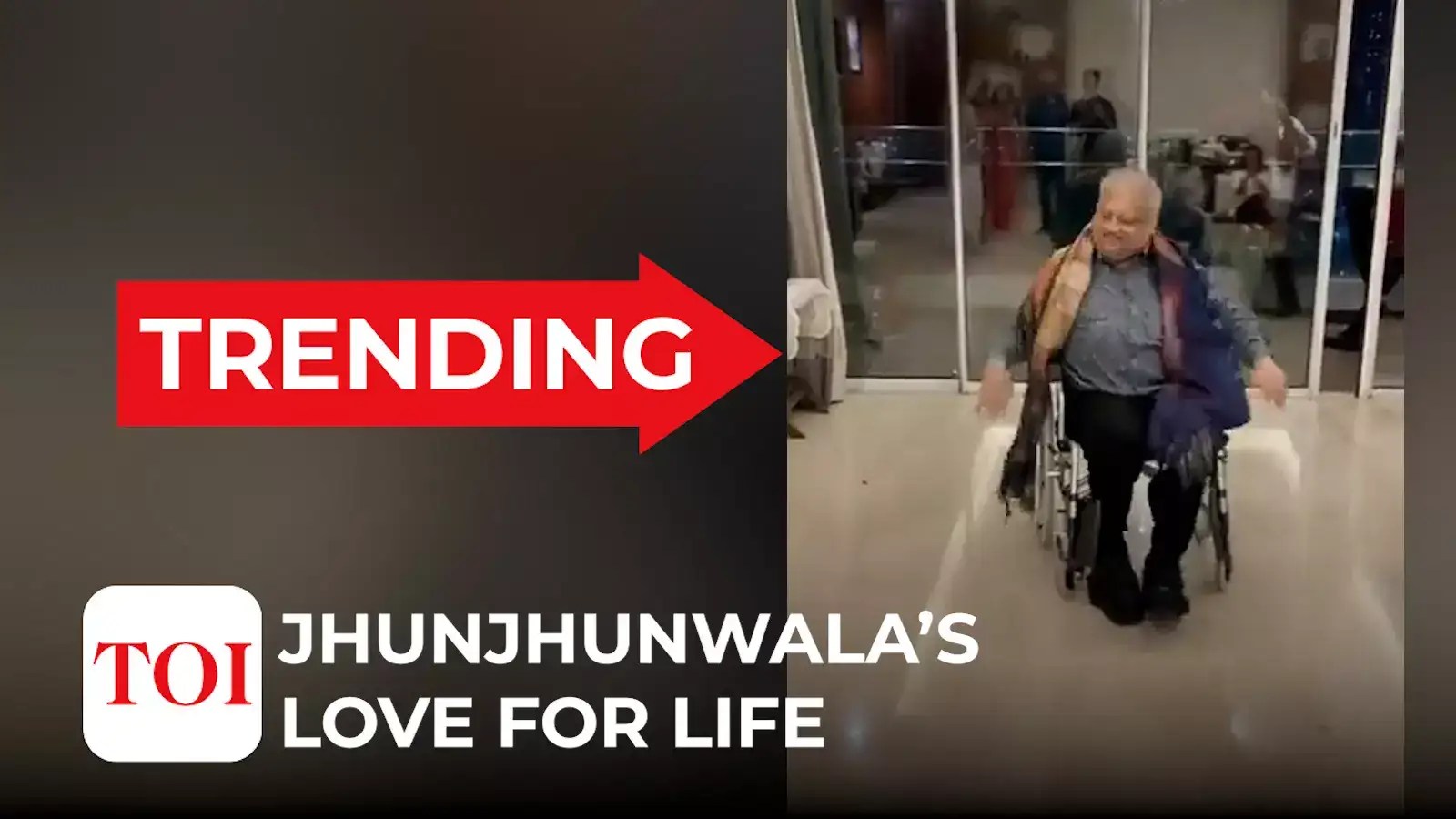 On wheelchair, Rakesh Jhunjhunwala dancing to a song in this old video, shows his love for life