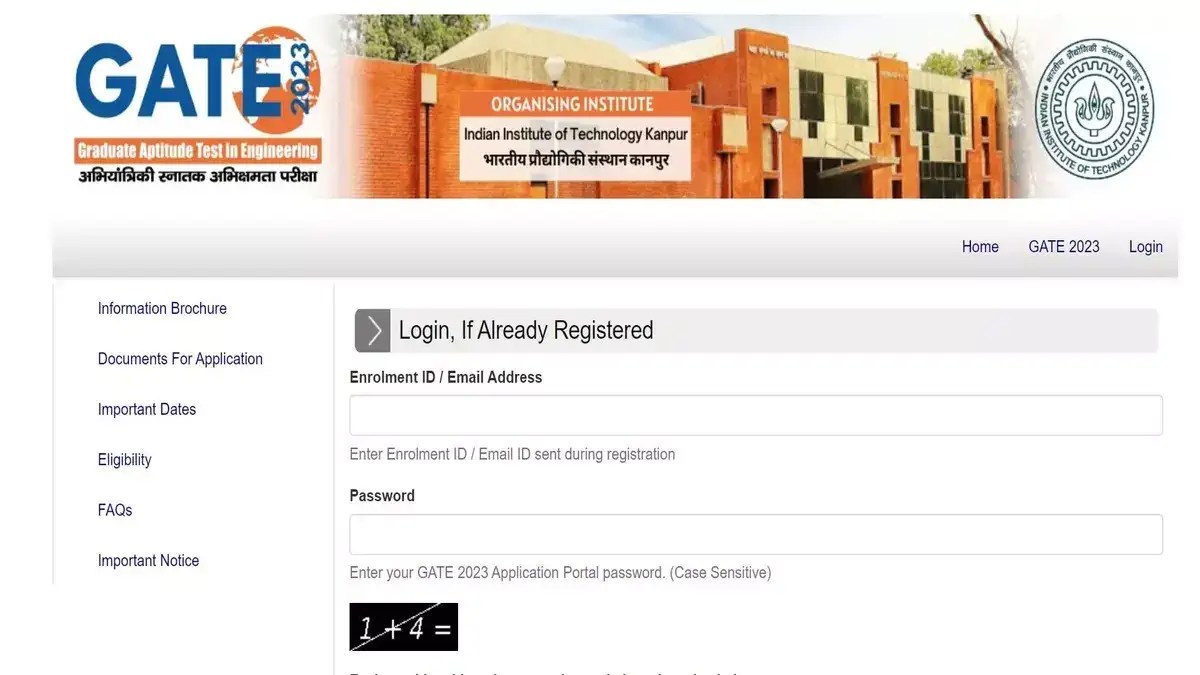 ut fall 2023 registration GATE 2023 registration to close soon, find details here