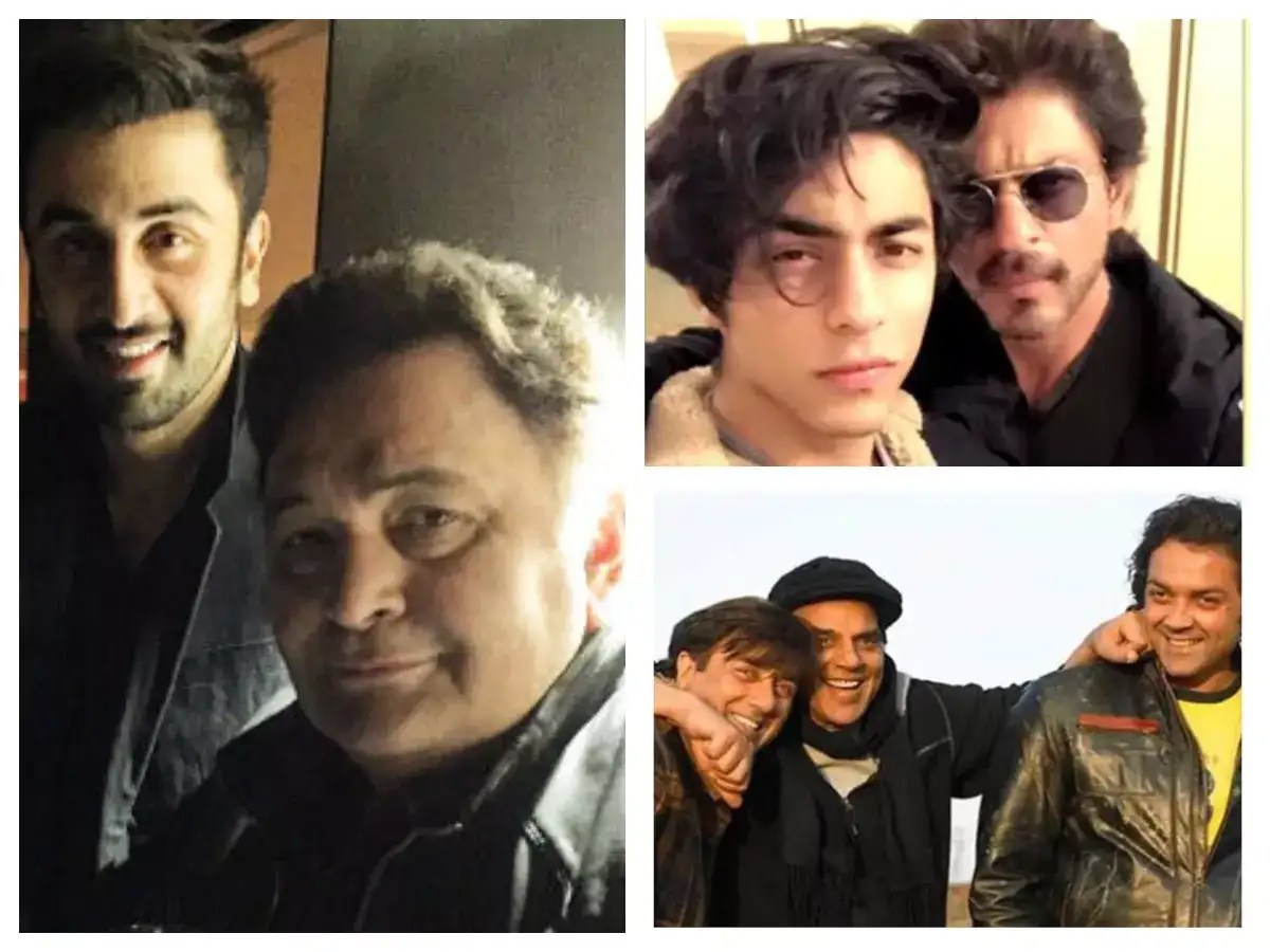Shah Rukh Khan, Rishi Kapoor, Dharmendra Actors who worked with their