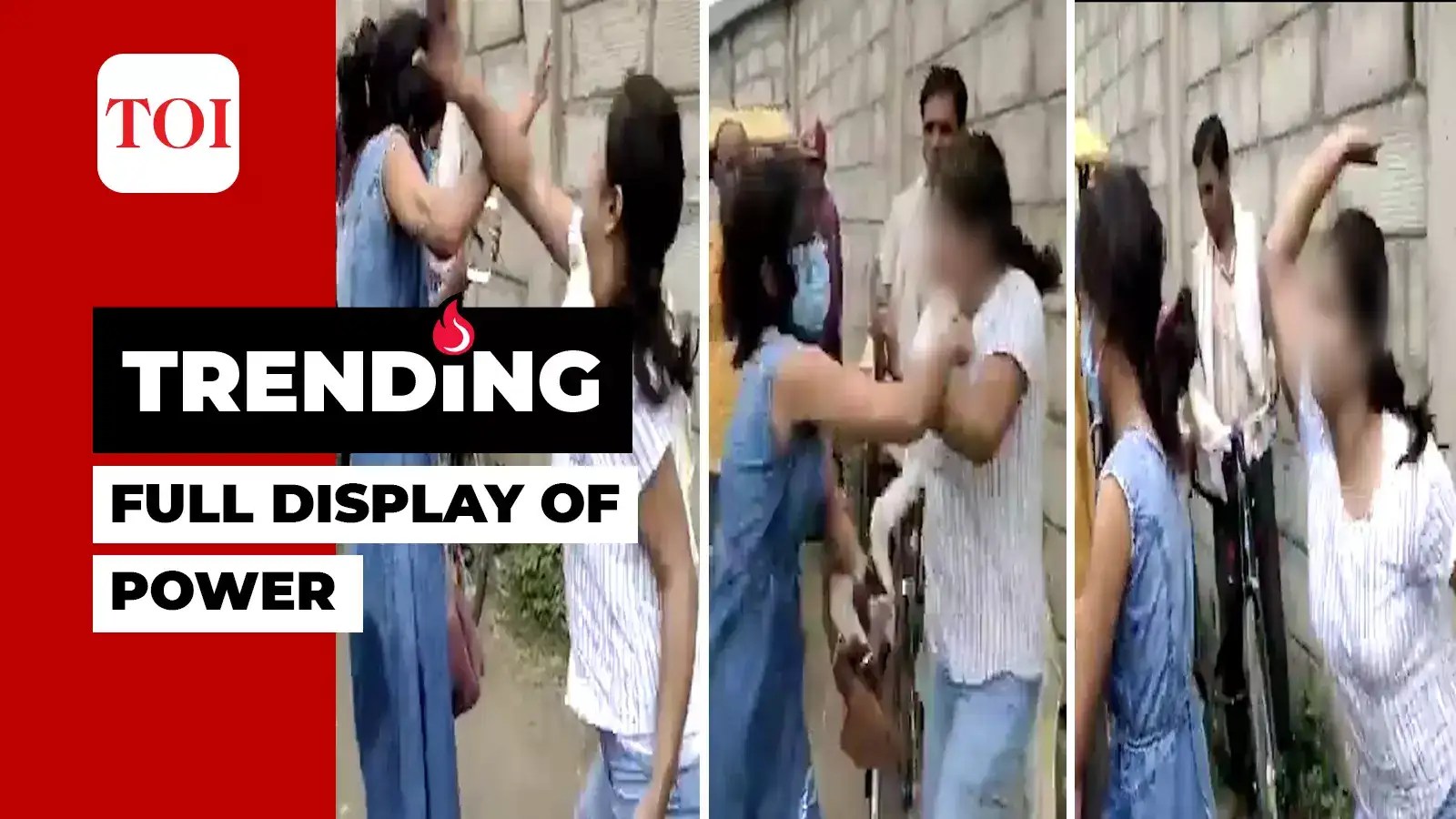 Viral video: Girls indulge in street fight over leaked nude photos