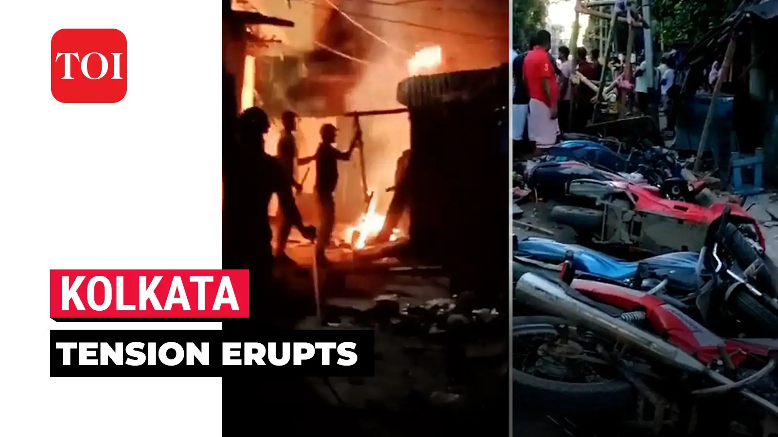 Watch Communal violence grips Kolkata on Lakshmi Puja