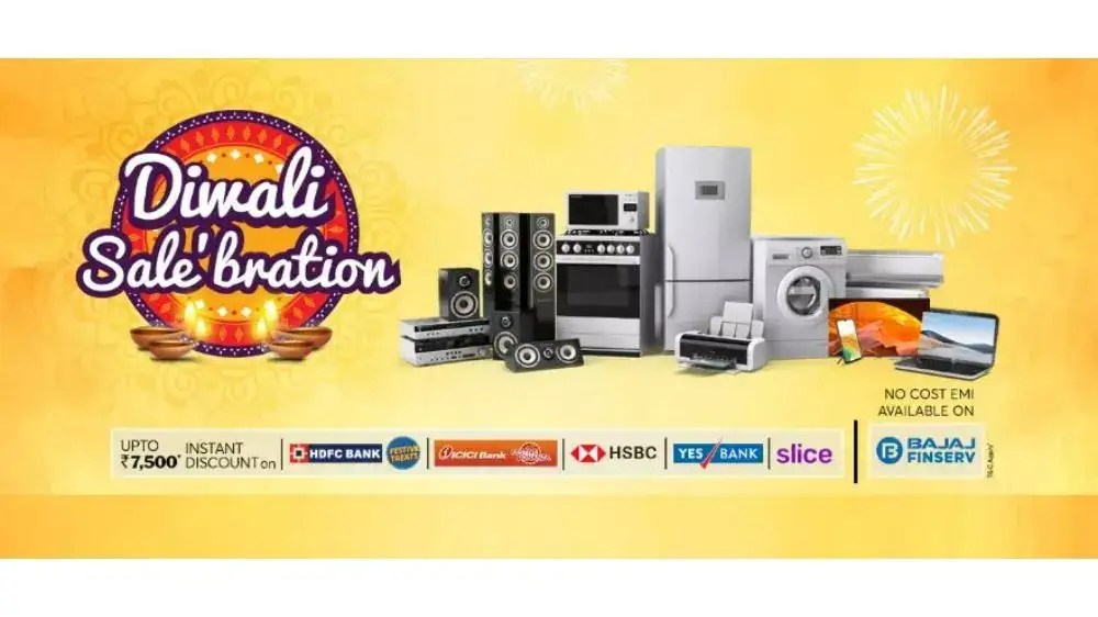 vijay sales Vijay Sales Dhanteras, Diwali sale Discounts available on