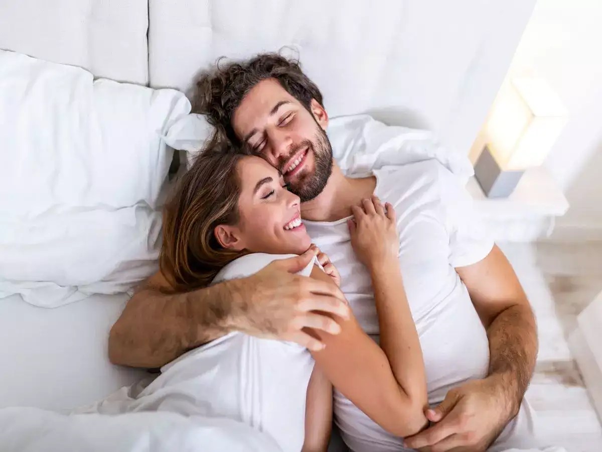 Cuddling after sex can improve overall health, claims studies