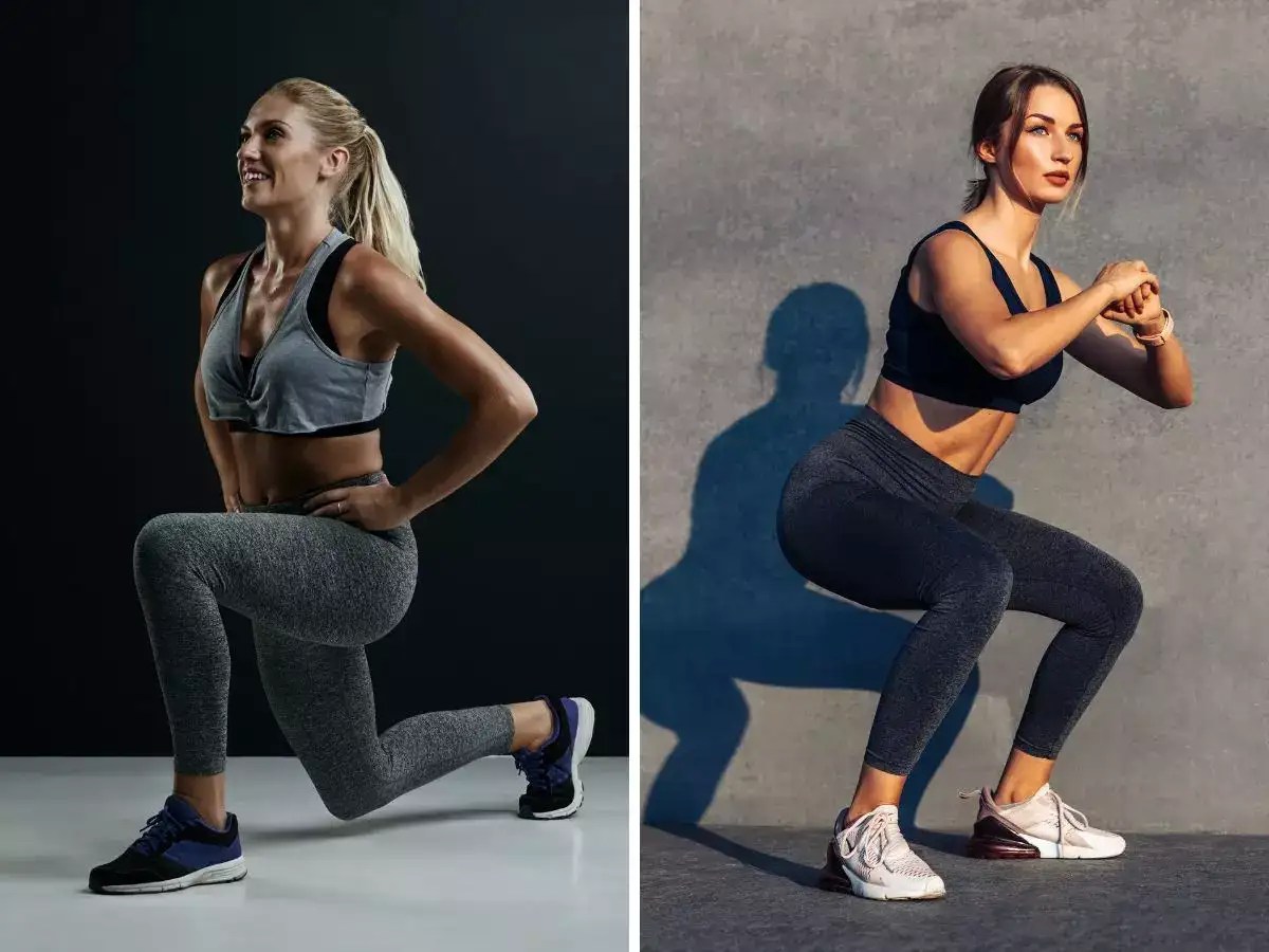 Lunges vs. squats to reduce thigh fat Which exercise is better to lose