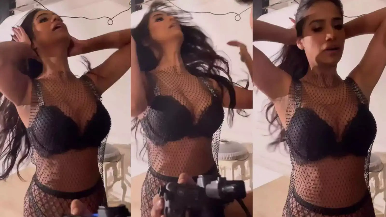 'P*rn kab aa ri site par': Poonam Pandey's video in black bikini irks