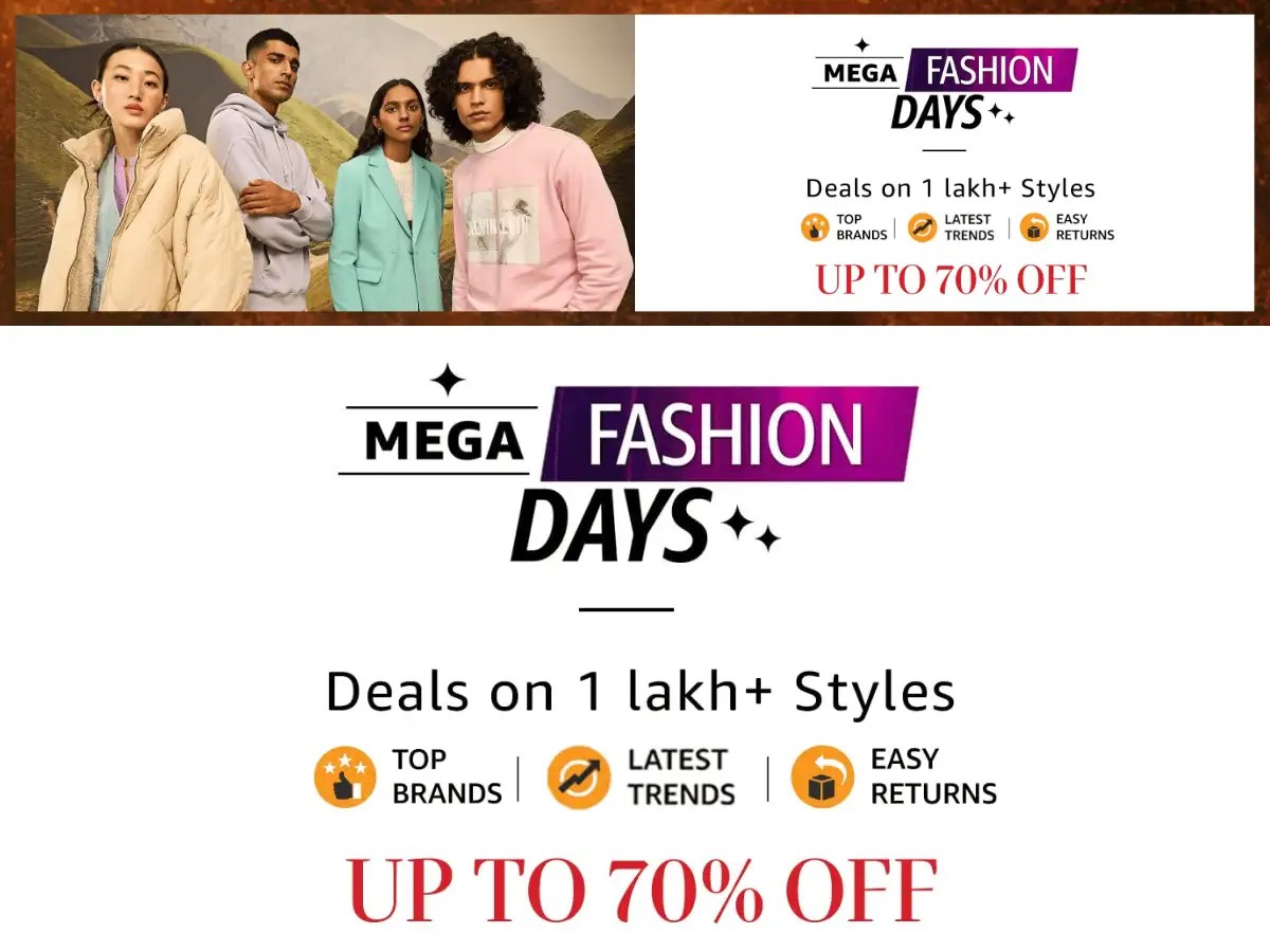 Amazon Sale 2023 Top deals at The Amazon Mega Fashion Days Sale Most