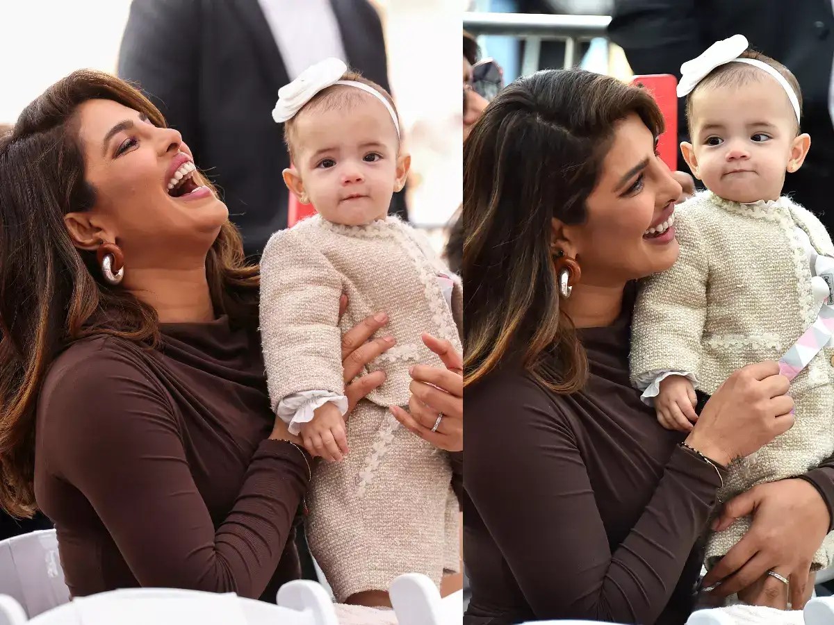 Priyanka Chopra Jonas' daughter Malti looks adorable as she makes her