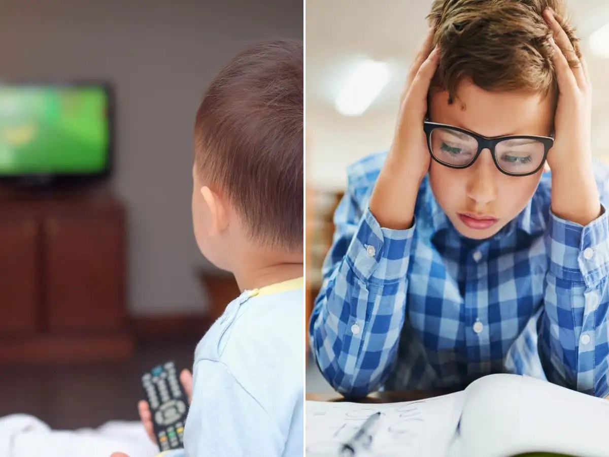 Babies watching too much phone and TV may suffer academically later on