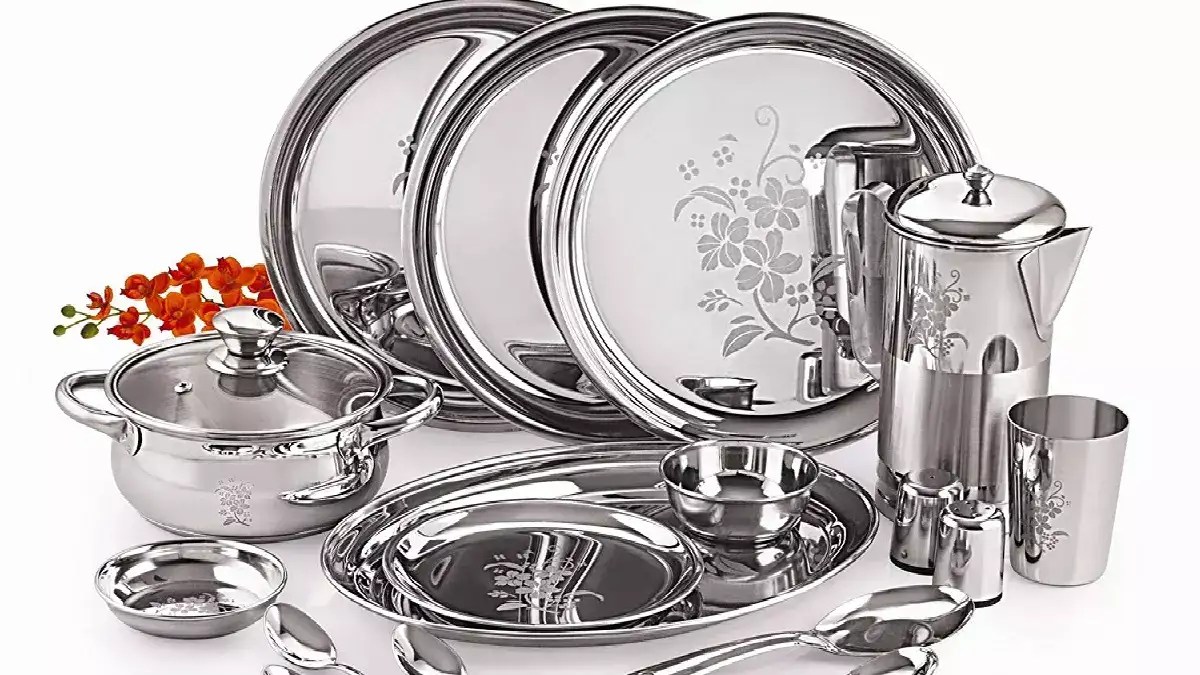 Steel Dinner Set That Are Long Lasting Times of India