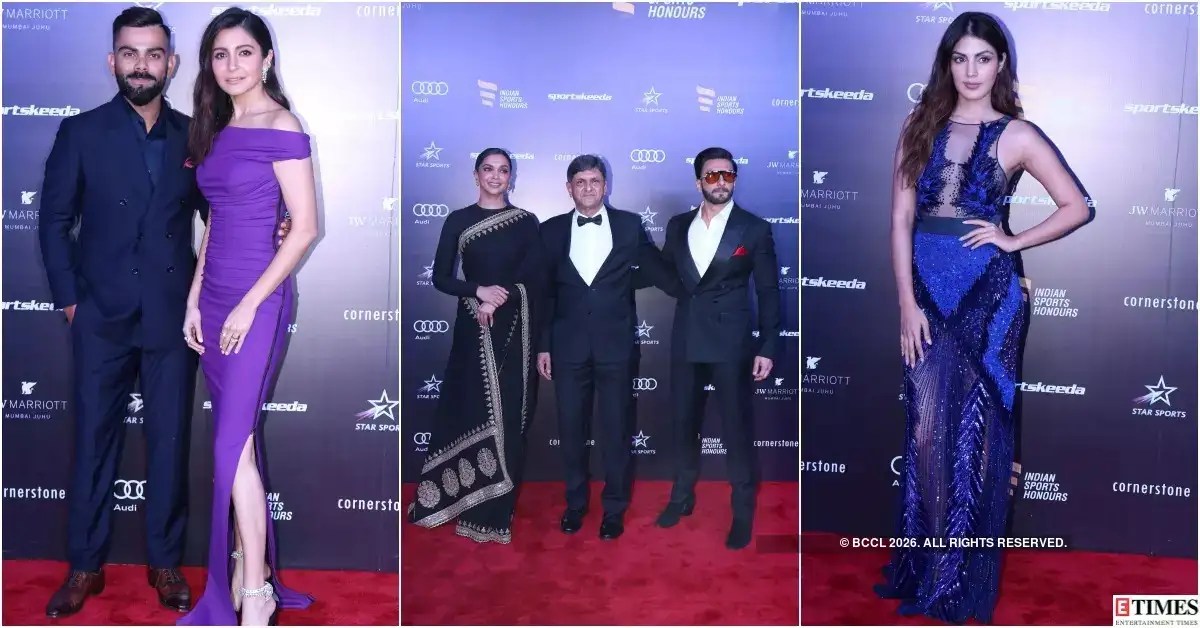 Indian Sports Honours Awards 2023 ViratAnushka, DeepikaRanveer, Rhea