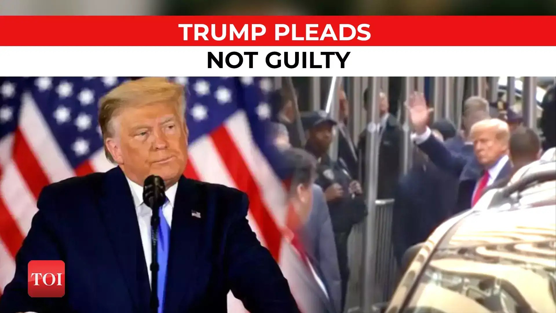 Trump arrested Former US President Donald Trump pleads not guilty to