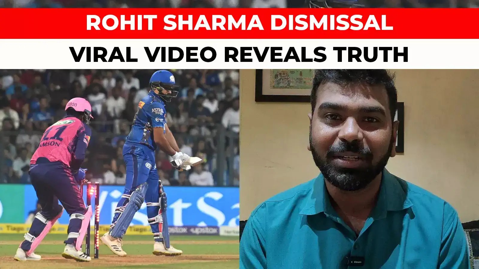 Was Rohit Sharma's dismissal intentional? Watch the shocking truth revealed(03)