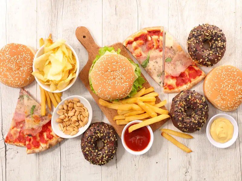 9 most unhealthy junk foods and the amount of exercise needed to burn