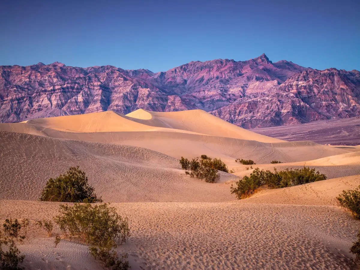 Death Valley in California records the highest temperature in 100 years