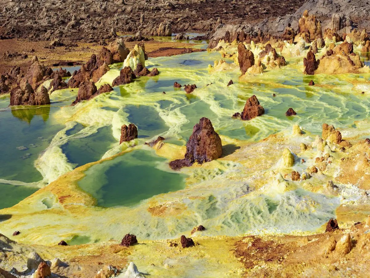 Danakil Depression in Ethiopiathe gateway to hell with colourful acid pools Times of India Travel