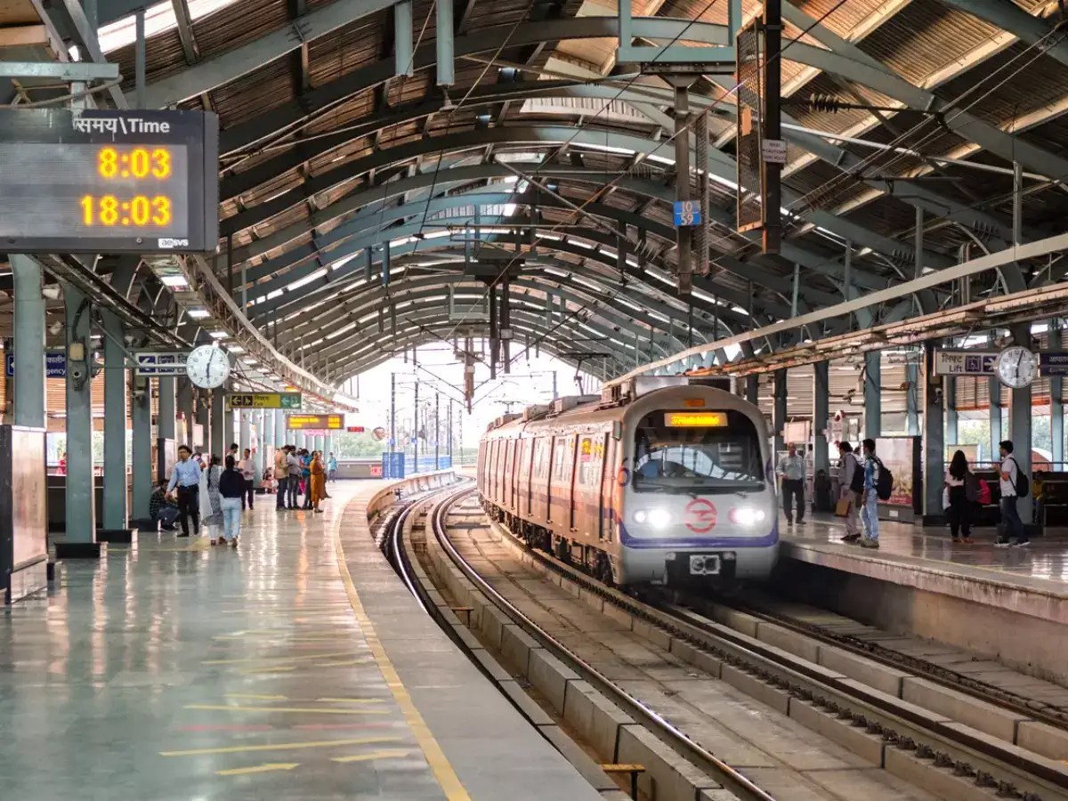 An all new skywalk now connects New Delhi railway station to the metro