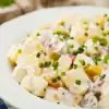 Easy Potato Salad Recipe With Mayo And Eggs Bacon Cheese Sauce