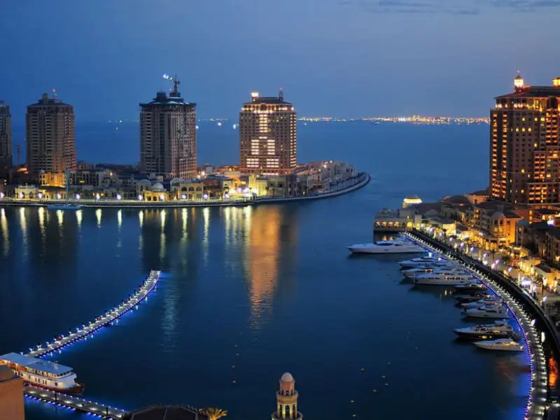 Luxurious Artificial Island In Pearl Qatar Sightseeing