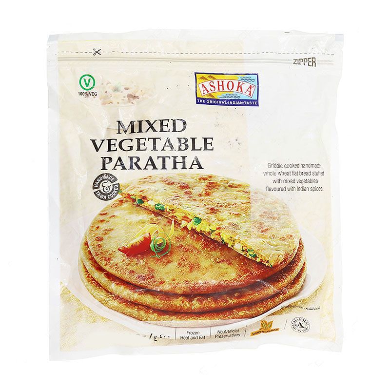 Buy Ashoka Mix Veg Paratha 4pcs Tezmart