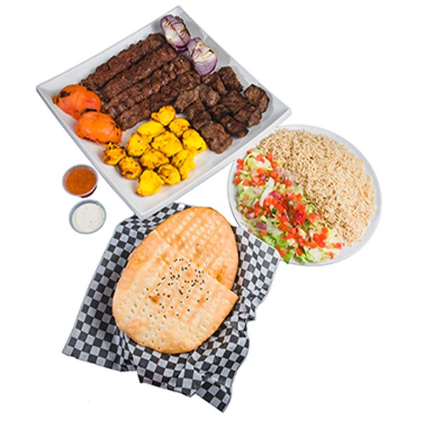 Family Platter Of 4 Afghan Grill