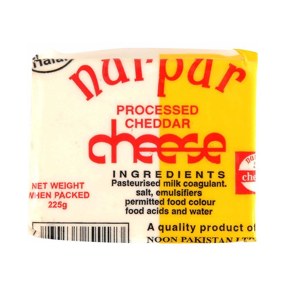 Nurpur Cheddar Cheese 225Gm Jalal Sons Lahore